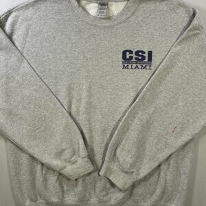 Vintage CSI: Miami Crewneck Sweatshirt - 2000s TV Merch
